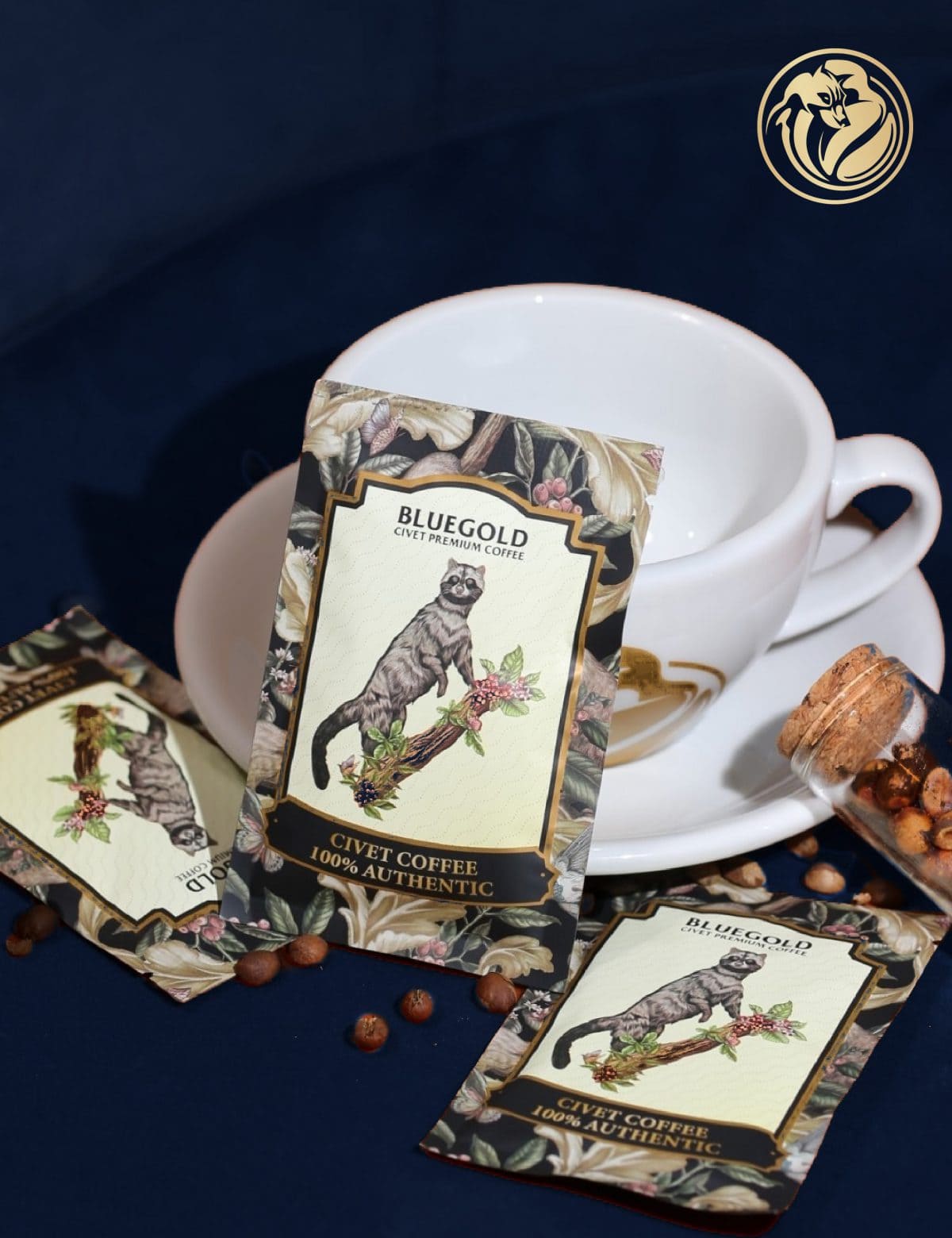 Civet Premium Coffee 8g. Bluegold Coffee